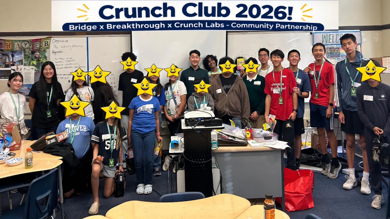 The Crunch Club 2026 cohort at Breakthrough Silicon Valley